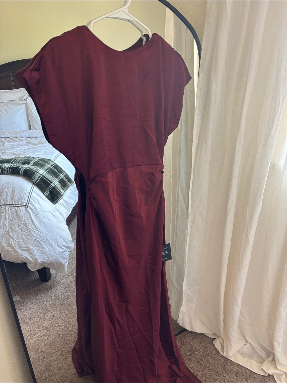 Captivating Presence Lulus Satin Dress